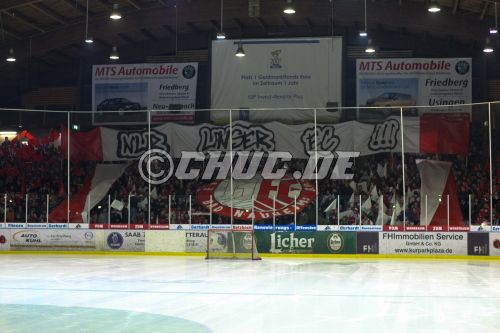 Spiel 1 Play-Offs Oberliga 2008/2009 - Rote Teufel EC Bad Nauheim vs. Piranhas Rostock