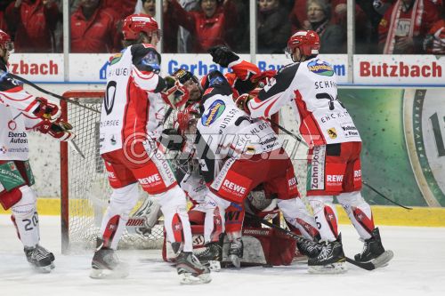 Eishockeyoberliga Playoff-Viertelfinale 2012/13 - Spiel 1 - Rote