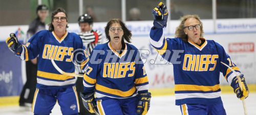 Showspiel der Hanson Brothers - Bad Nauheim Allstar-Team gegen C