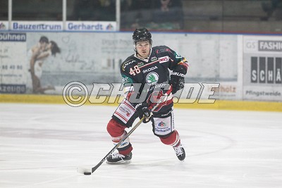-48- Henri Laurila (Rote Teufel Bad Nauheim), im Spiel der DEL 2 - Rote Teufel EC Bad Nauheim gegen Dresdner Eisl&ouml;wen - Foto &copy; A. Chuc
