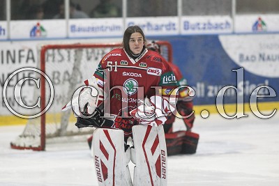 -51- Nils Flemming (Torwart Rote Teufel Bad Nauheim), im Spiel der DEL 2 - Rote Teufel EC Bad Nauheim gegen ESV Kaufbeuren - Foto &copy; A. Chuc