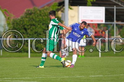 -10- Antonie MOORE (FSG Wisselsheim) gegen -7- Felix WICHMANN (SV Schwalheim), im Stadtpokal Bad Nauheim 2017, SV Schwalheim gegen FSG Wisselsheim