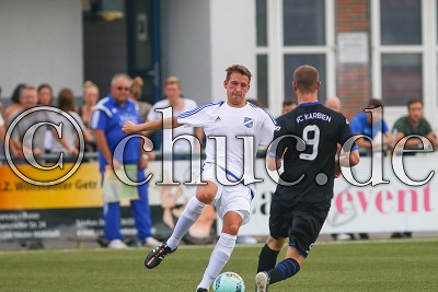 -5- Markus GONDOLF (TSG Ober-W&ouml;llstadt) gegen -9- Jannik JUNG (FC Karben), in der Kreisoberliga Friedberg - TSG Ober-W&ouml;llstadt gegen FC Karben