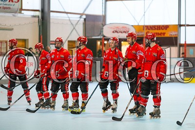 Assenheim kurz vor Spielbeginn, ISHD 2. Bundesliga S&uuml;d - IVA Rhein-Main Patriots gegen Mendener Mambas, Niddatal - OT Assenheim, Inlinehockeyhalle Assenheim, 16.09.17