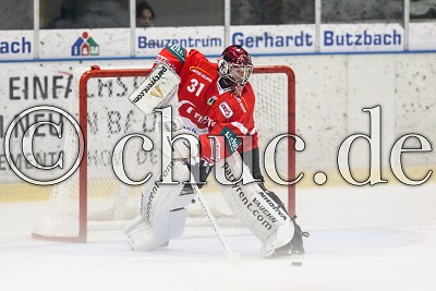 -31- Felix Bick (Torwart Rote Teufel EC Bad Nauheim), DEL 2 - Rote Teufel EC Bad Nauheim gegen EHC Bayreuth Tigers, Bad Nauheim, Colonel-Knight-Stadion, 29.09.17