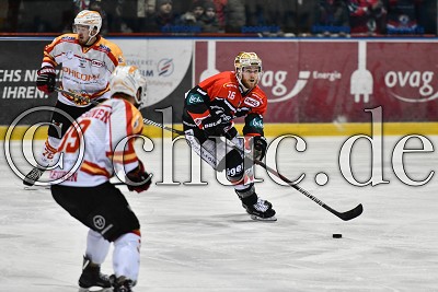 -16- Cody Sylvester (EC Bad Nauheim), DEL 2 - Rote Teufel EC Bad Nauheim gegen ESV Kaufbeuren, Playoff Viertelfinale,Bad Nauheim, Colonel-Knight-Stadion, 16.03.18
