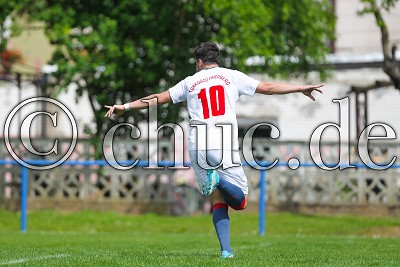 -10- Serhat &Ouml;ZALP (T&uuml;rk G&uuml;c&uuml; Friedberg II) bejubelt einen Treffer, Kreisliga A Friedberg - FSV Dorheim gegen T&uuml;rk G&uuml;c&uuml; Friedberg II, Friedberg - OT Dorheim, Sportplatz Dorheim, 27.05.18