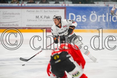 -36- Matthew Pistilli (Frankfurt L&ouml;wen), in der DEL 2 - EC Bad Nauheim gegen Frankfurt L&ouml;wen, Bad Nauheim, Colonel-Knight-Stadion, 23.11.18