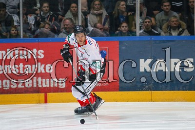 -2- Mike Dalhuisen (-A- EC Bad Nauheim), in der DEL 2 - Frankfurt L&ouml;wen gegen EC Bad Nauheim, Frankfurt am Main, Eissporthalle Frankfurt, 06.01.19