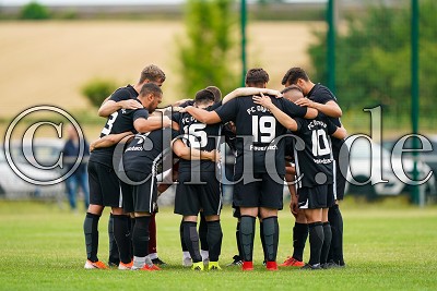 FC Olympia Fauerbach schw&ouml;rt sich ein, Stadtpokal Friedberg 2019 - FC Olympia Fauerbach gegen VfB Friedberg, Friedberg - OT Bruchenbr&uuml;cken, Sportplatz Bruchenbr&uuml;cken, 14.07.19