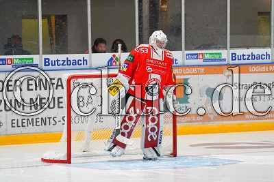 -53- Bastian Kucis (Torwart EC Bad Nauheim), im Vorbereitungsspiel zur DEL 2 Saison - EC Bad Nauheim gegen Herner EV, Bad Nauheim, Colonel-Knight-Stadion, 01.09.19