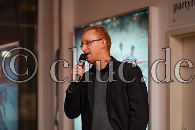 Andreas Ortwein (Gesch&auml;ftsf&uuml;hrer EC Bad Nauheim), Kickoff-Veranstaltung Winterderby EC Bad Nauheim, Bad Nauheim, Colonel-Knight-Stadion, 11.11.19