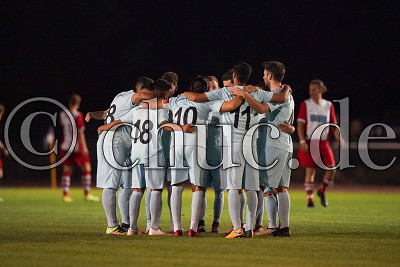 T&uuml;rk G&uuml;c&uuml; schw&ouml;rt sich ein, Kreisoberliga Friedberg - FC Ober-Rosbach gegen T&uuml;rk G&uuml;c&uuml; Friedberg II, Ober-Rosbach, Sportplatz Ober-Rosbach, 16.09.20