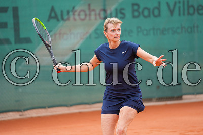 Ulrika Kaiser (TC Bad Vilbel), Tennis Damen 40, Regionalliga S&uuml;dwest - TC Bad Vilbel gegen TC Hainstadt, Bad Vilbel, Tennisclub Bad Vilbel, 13.06.21