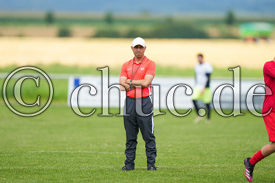 Matthias Tietz (Trainer SKV Beienheim), Stadtopokal Reichelsheim - SKV Beienheim gegen TSV Dorn-Assenheim, Reichelsheim - OT Beienheim, Sportplatz Beienheim, 31.07.21