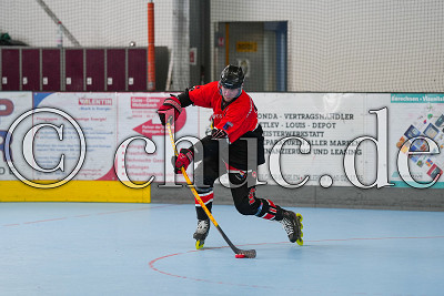 -17- Marcel M&uuml;ller (Hauptstadt Jungs Berlin), Finale Deutsche Inlinehockeymeisterschaft 2022 - Rhein-Main Patriots gegen Hauptstadtjungs Berlin, Niddatal OT Assenheim, Skaterhockeyhalle Assenheim, 26.06.22