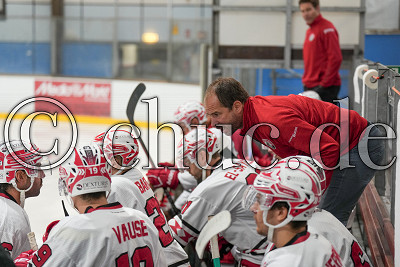 Harry Lange (Trainer EC Bad Nauheim), Vorbereitungsspiel DEL2 - EC Bad Nauheim gegen Lausitzer F&uuml;chse, Limburg, Eissporthalle Limburg, 26.08.22