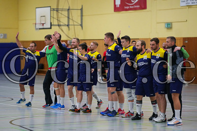 Das Team von Florstadt stellt sich vor, Bezirksoberliga Gie&szlig;en - MSG Florstadt/Gettenau gegen HSG Linden, Echzell, Kurt-Moosdorf-Halle, 24.09.22