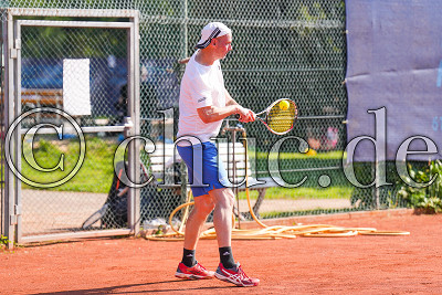 Michael Schaub (OMTC), Tennis Herren Verbandsliga - Ober-M&ouml;rler TC gegen TK Langen, Bad Nauheim, Tennisclub Rot-Weiss Bad Nauheim, 14.05.23