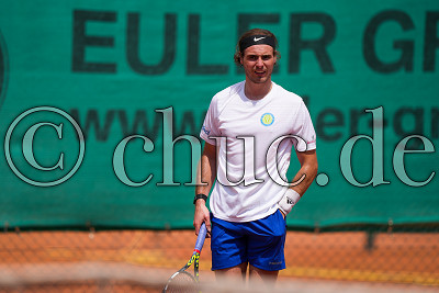 Calvin M&uuml;ller (Team Ladival TC Bad Vilbel), Tennis Herren 2. Bundesliga S&uuml;d - TC Bad Vilbel gegen QOOL TC Wei&szlig;-Blau W&uuml;rzburg, Bad Vilbel, Tennisclub Bad Vilbel, 19.07.24
