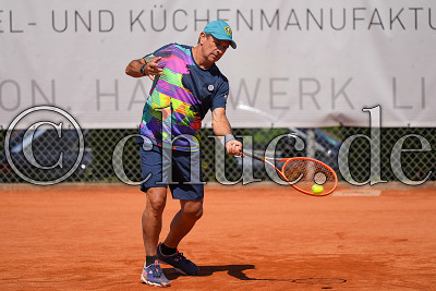 Marcelo Ingaramo (Ober-M&ouml;rler TC), Herren 60 - Regionalliga S&uuml;dwest - TC Wolfsberg Pforzheim gegen Ober-M&ouml;rler TC, Pforzheim, Tennisclub Wolfsberg Pforzheim, 10.05.25