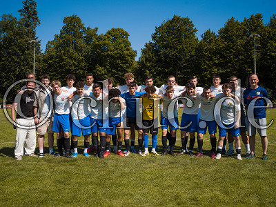 Teamfoto JSG Bad Nauheim/M&ouml;rlen, A-Jugend Aufstieg Gruppenliga - JSG Bad Nauheim/M&ouml;rlen gegen FFV Sportfreunde, Bad Nauheim, Waldsportplatz, 21.06.25