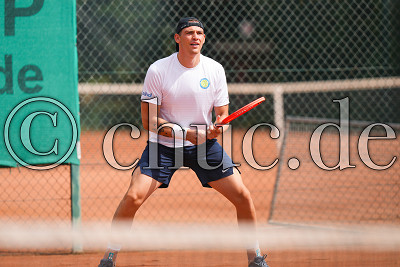 Niklas Schell (TC Bad Vilbel), 2. Bundesliga S&uuml;d - Team Ladival TC Bad Vilbel gegen TC Wolfsberg Pforzheim, Bad Vilbel, TC Bad Vilbel, 13.07.25