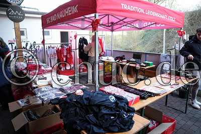Merch-Verkauf, Saisonabschlussfeier EC Bad Nauheim 2025/26, Bad Nauheim, Colonel-Knight-Stadion, 27.03.26