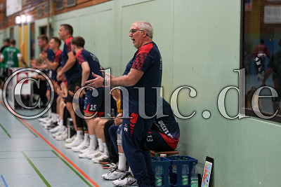 Patrick Neehuis (Trainer HSG M&ouml;rlen), Bezirksoberliga Gie&szlig;en - HSG M&ouml;rlen gegen TSG Lollar, Bad Nauheim - OT Nieder-M&ouml;rlen, Frauenwaldhalle, 26.09.26