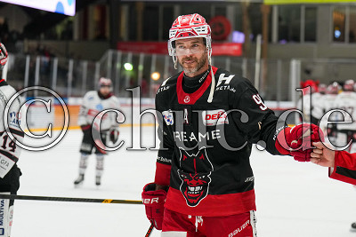 -91- Marc El-Sayed (-A- EC Bad Nauheim), DEL 2 - EC Bad Nauheim gegen ECDC Memmingen Indians, Bad Nauheim, Colonel-Knight-Stadion, 18.10.26